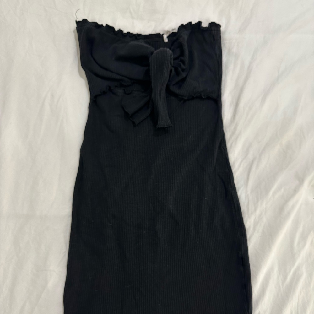 Tube top cover up dress